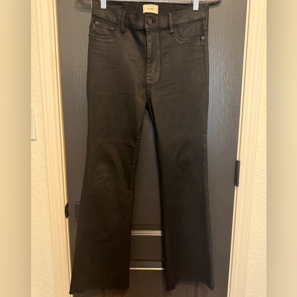DL1961 Bridget Boot High Rise Instasculpt Ankle Jeans | Black Coated | 28 | NWOT - Picture 6 of 8